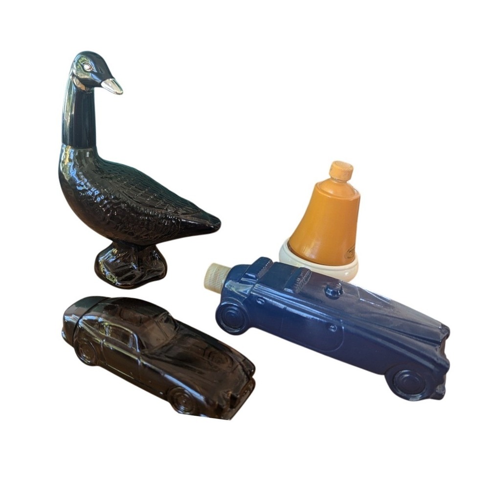 Avon Collectible After‎ Shave Bottles: Wild Country Cars & Goose Decanter Lot